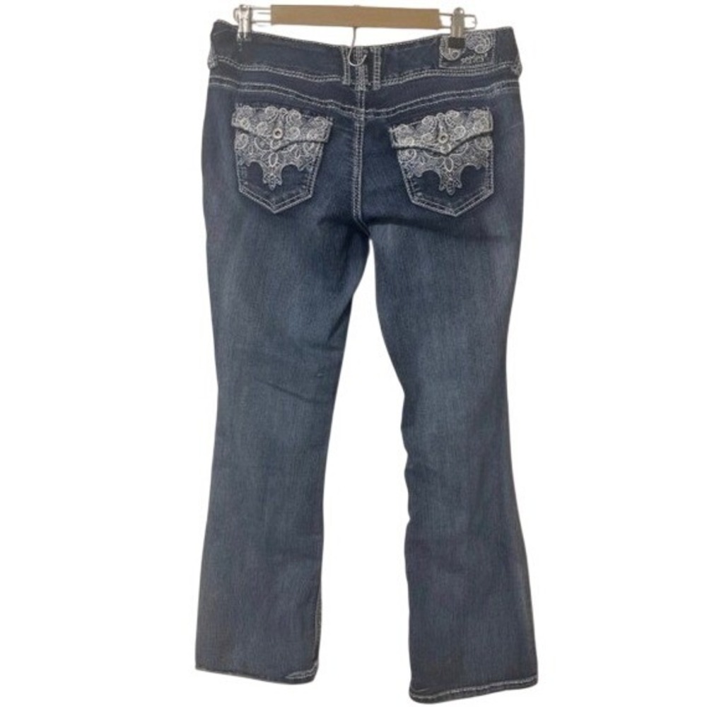 Series 31 Jeans ‎ Sophia Western Festival Casual Bootcut Boho Embellished  15